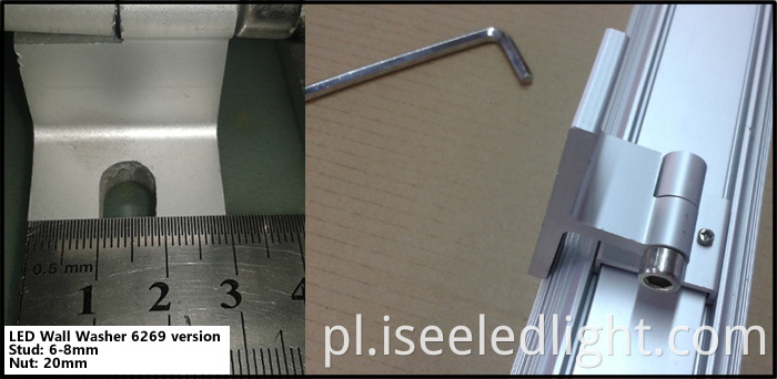 podkładka ścienna Struktura wall washer Structure